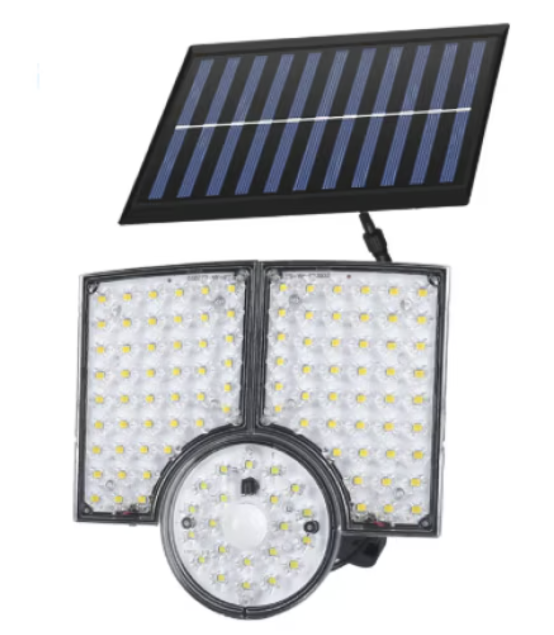 Lampa solara cu 3 casete reglabile senzor de miscare si 112 LED